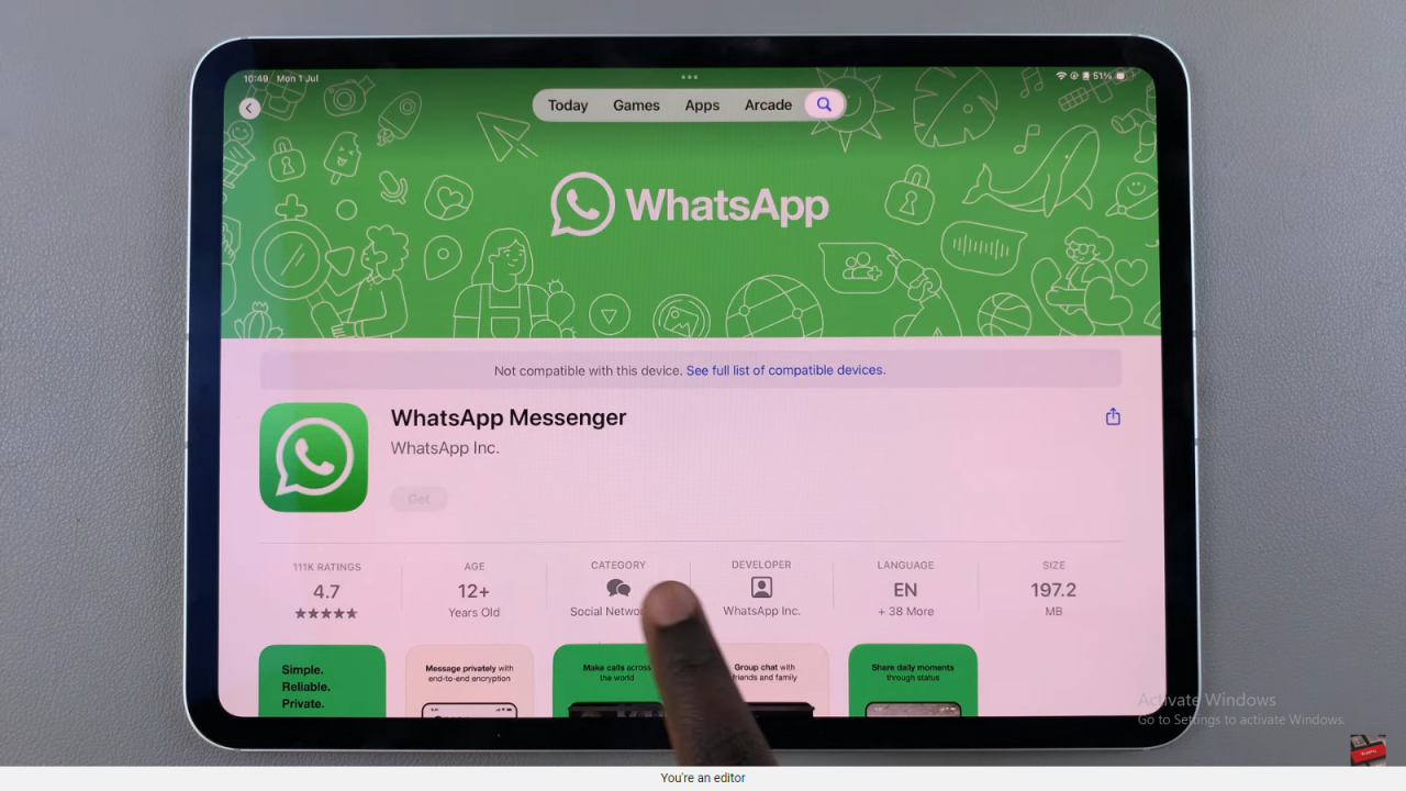 Can You Install WhatsApp Messenger On Your iPad?