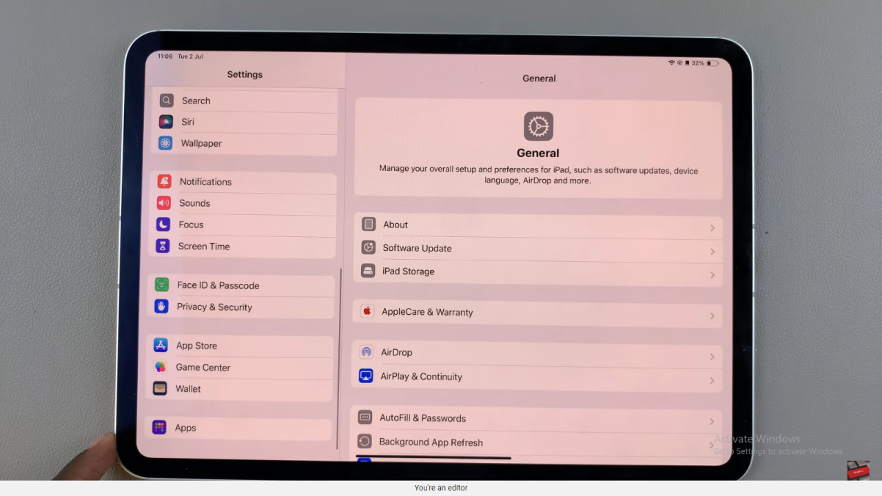 Stop Sharing Photos With Other Apple Devices Using Your Apple ID On iPad