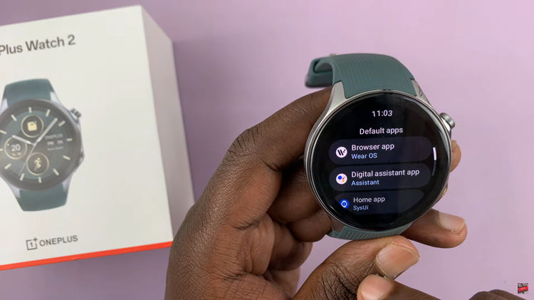 Choose Default Apps On OnePlus Watch 2
