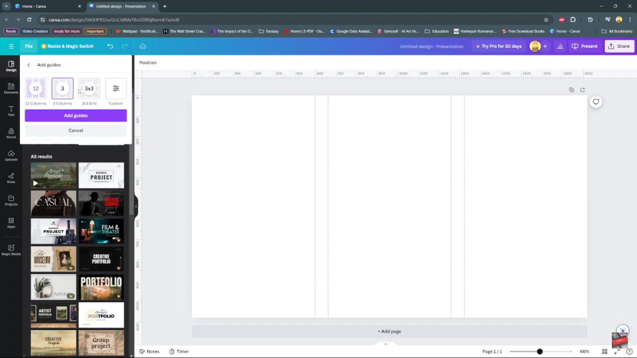  Add Grid Lines, Columns, and Rows in Canva