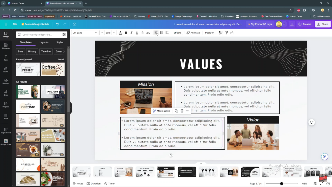  Justify Text in Canva