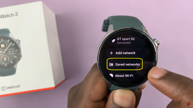 See Phone's Saved Wi-fi Networks On OnePlus Watch 2