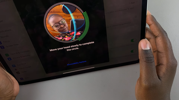 Set Alternative Face ID Appearance On iPad