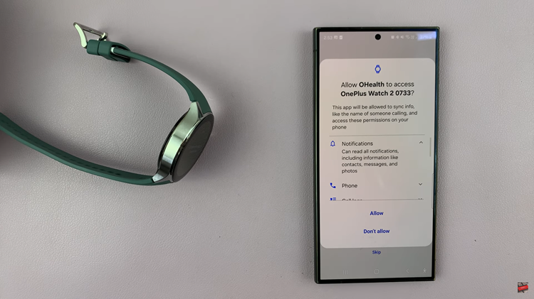 Set Up OnePlus Watch 2 With Android Phone