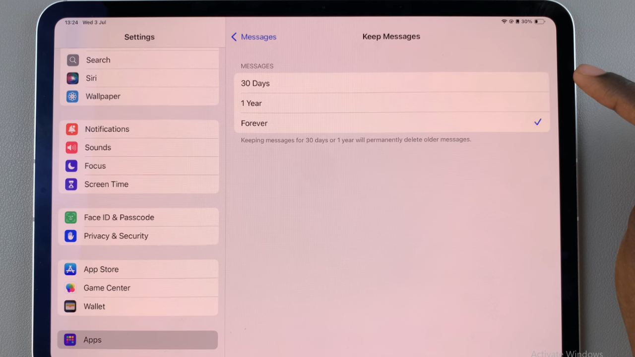  Automatically Delete Messages On An Ipad