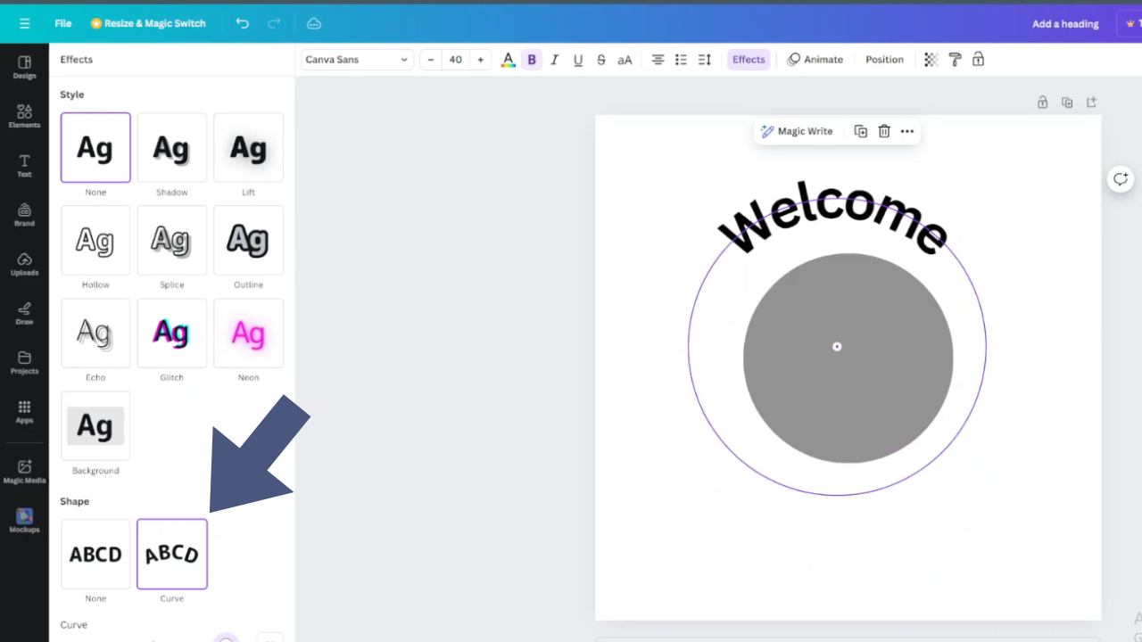 Wrap Text Around A Circle With Canva