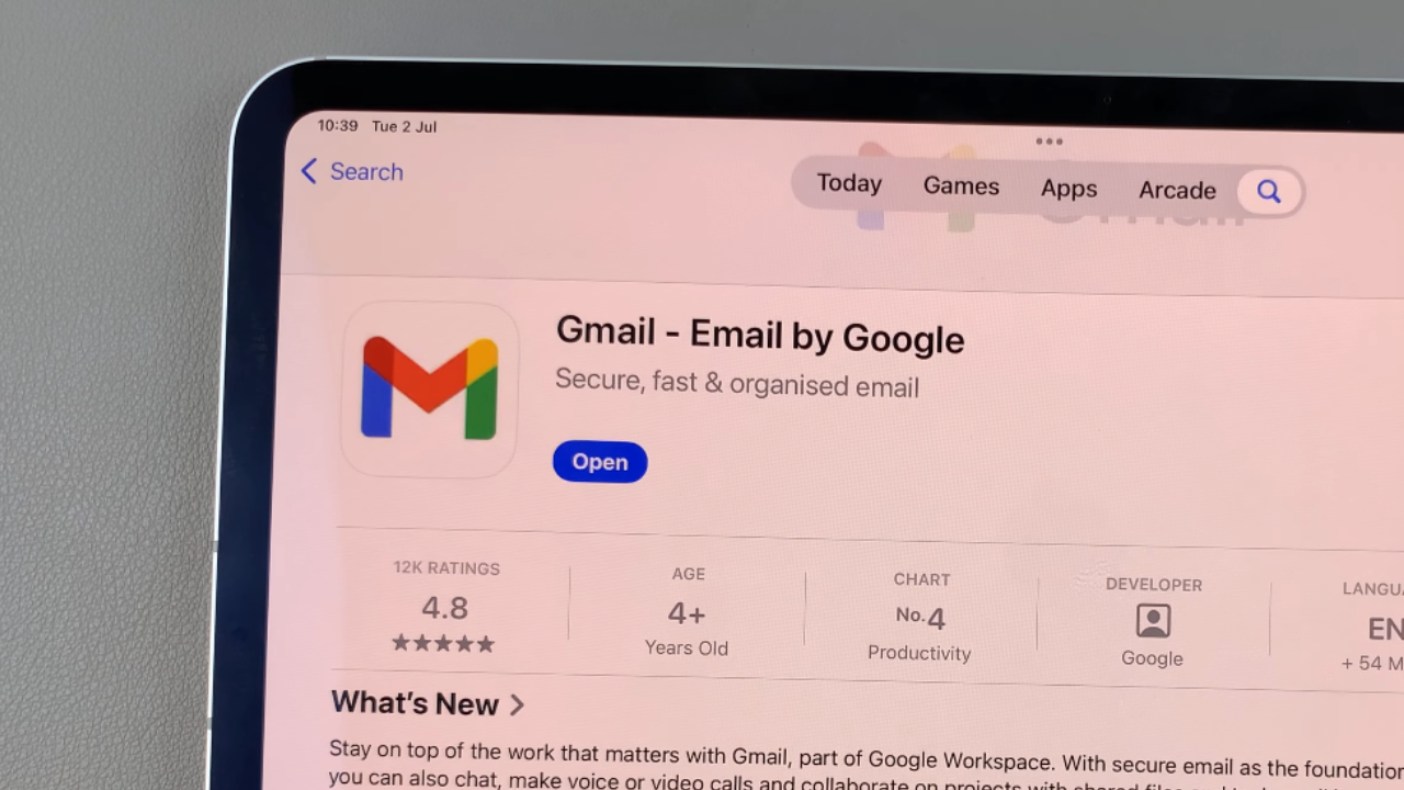 How To Update Gmail On An iPad