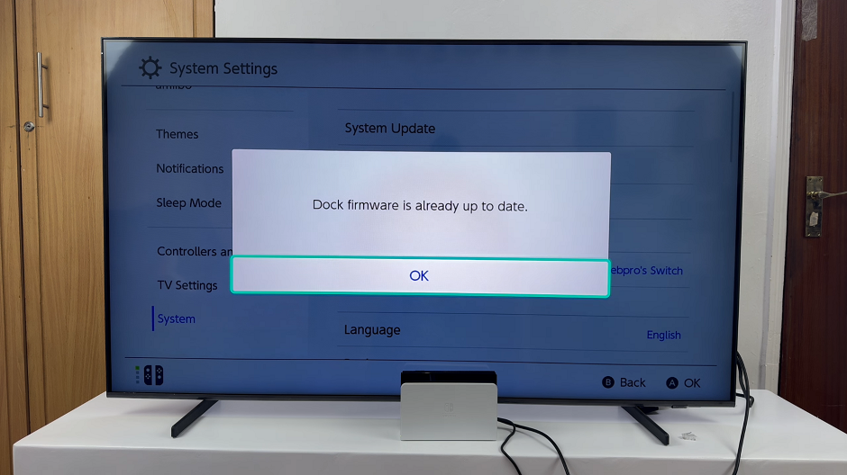 How To Update Dock On Nintendo Switch