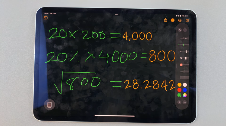 How To Use Math Notes In Calculator App On iOS 18 (iPad)