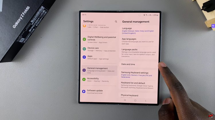 Change Time On Samsung Galaxy Z Fold 6