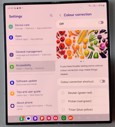 FIX Black & White Screen On Galaxy Z Fold 6