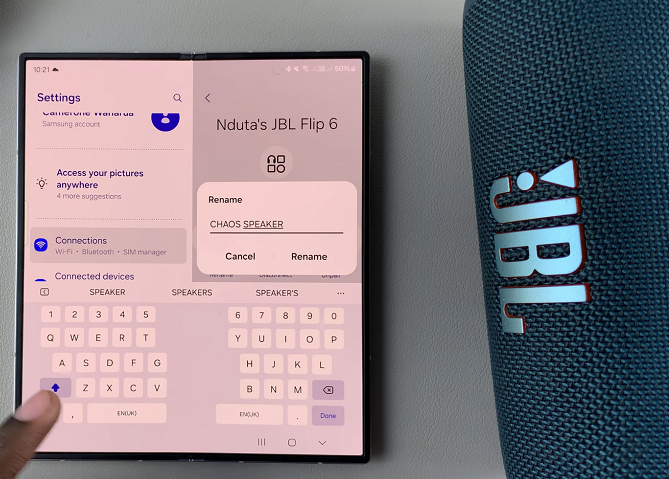 Rename Bluetooth Device On Galaxy Z Fold 6