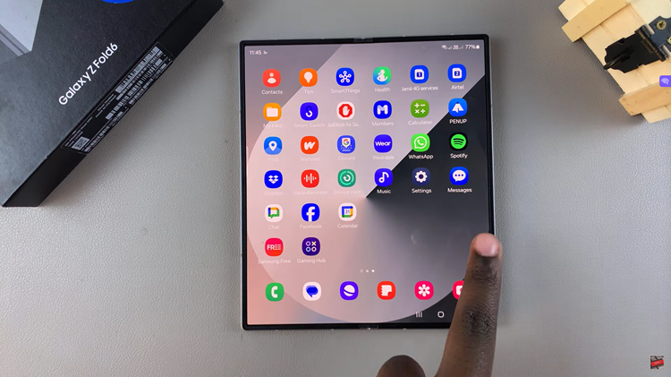 Disable Apps Screen On Samsung Galaxy Z Fold 6