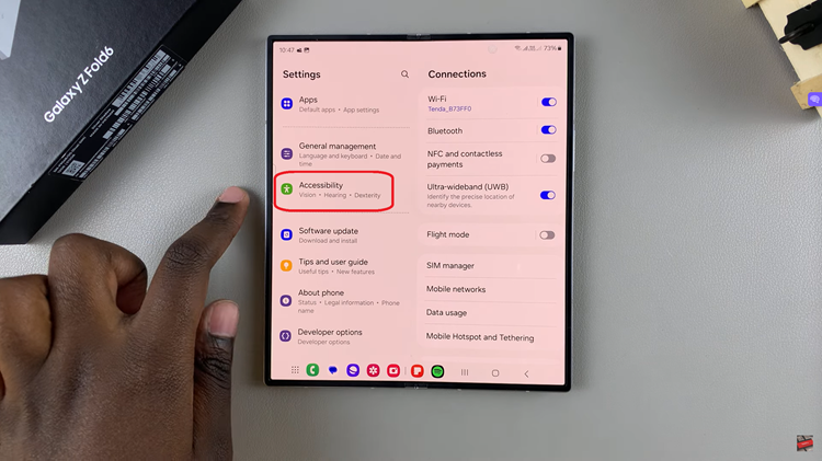 Disable Assistant Menu On Samsung Galaxy Z Fold 6