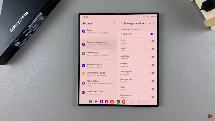 How To Add Languages To Keyboard On Samsung Galaxy Z Fold 6