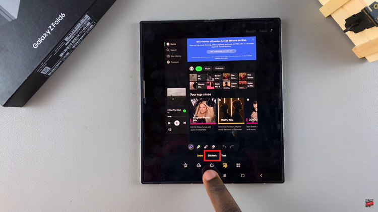How To Add Stickers To Photos On Samsung Galaxy Z Fold 6
