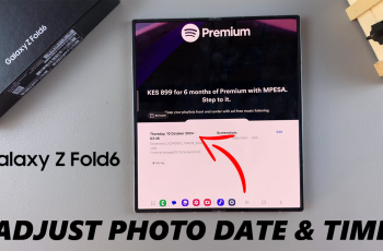 How To Change Date & Time On A Photo On Samsung Galaxy Z Fold 6