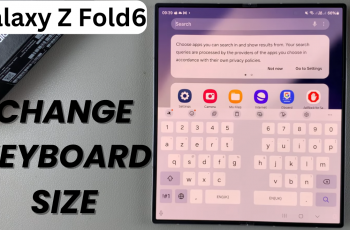 How To Change Keyboard Size On Samsung Galaxy Z Fold 6