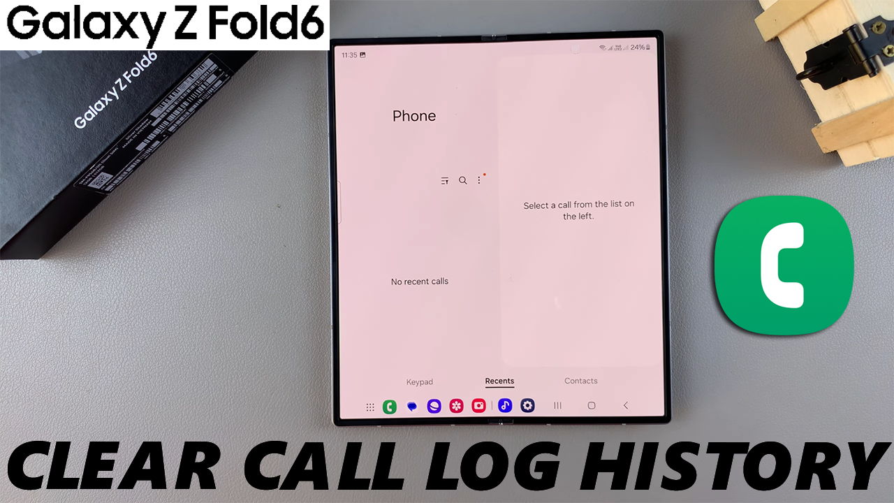 Video: How To Clear Call Log History On Samsung Galaxy Z Fold 6