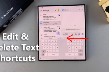 How To Edit / Delete Text Shortcuts On Keyboard Of Samsung Galaxy Z Fold 6