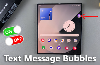 How To Enable Text Message Notification Bubbles On Samsung Galaxy Z Fold 6