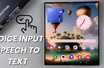 How To Enable Voice Input Speech to Text On Samsung Galaxy Z Fold 6