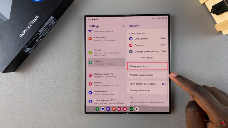 How To Enable Wireless Power Sharing On Samsung Galaxy Z Fold 6