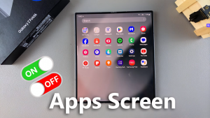 How To Enable or Disable Apps Drawer Apps Screen On Samsung Galaxy Z Fold 6