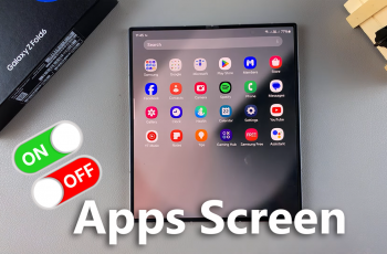 How To Enable / Disable Apps Drawer (Apps Screen) On Samsung Galaxy Z Fold 6