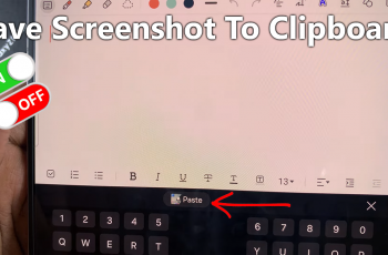 How To Enable / Disable ‘Save Screenshot To Clipboard’ On Samsung Galaxy Z Fold 6