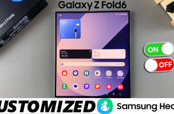 How To Enable / Disable Customized Samsung Health On Galaxy Z Fold 6