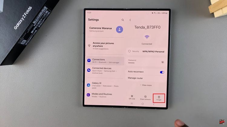 How To FIX Samsung Galaxy Z Fold 6 NOT Connecting To WiFi