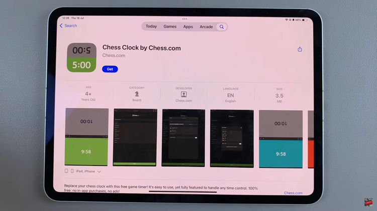 How To Install Chess Clock Timer On iPad