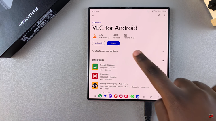 How To Install VLC Media Player On Samsung Galaxy Z Fold 6