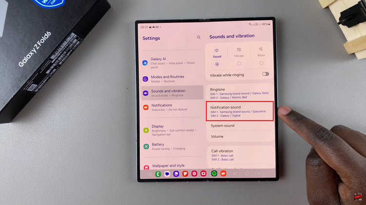 How To Mute Notification Sounds On Samsung Galaxy Z Fold 6