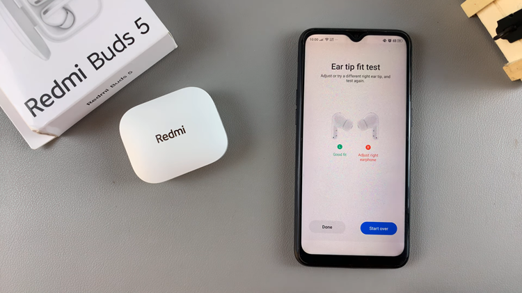 How To Perform Ear Tip Fit Test On Redmi Buds 5