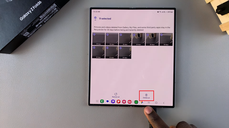 How To Permanently Delete Photos & Videos On Samsung Galaxy Z Fold 6