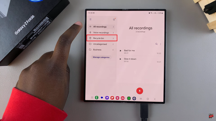 How To Permanently Delete Voice Recordings On Samsung Galaxy Z Fold 6