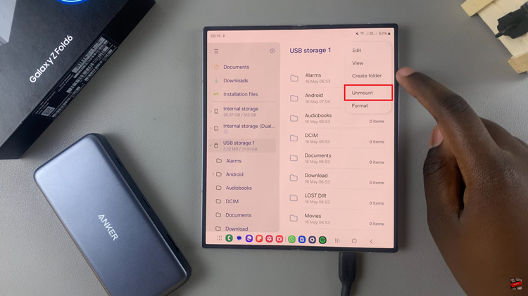 How To Safely Eject (Unmount) SD Card On Samsung Galaxy Z Fold 6