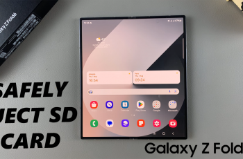 How To Safely Eject (Unmount) SD Card On Samsung Galaxy Z Fold 6