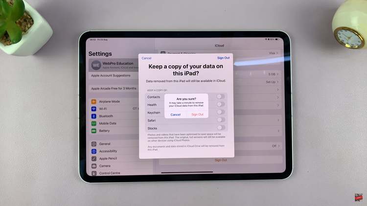 How To Sign Out Apple ID On iPad