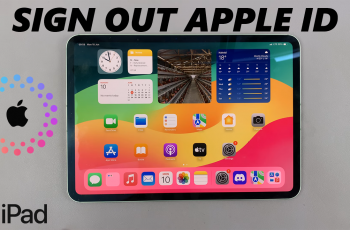 How To Sign Out Apple ID On iPad