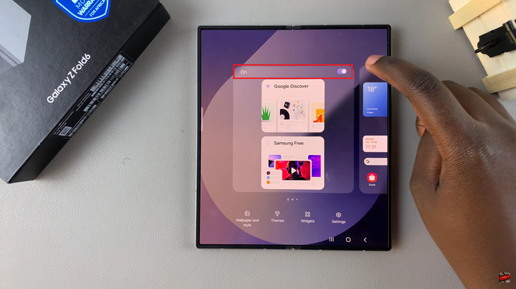 How To Turn ON & OFF Google Feed On Samsung Galaxy Z Fold 6