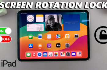 How To Turn ON/OFF Screen Rotation Lock On iPad