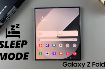 How To Turn ON/OFF Sleep Mode On Samsung Galaxy Z Fold 6