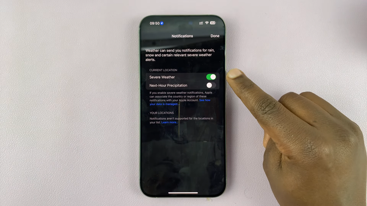 How To Turn ON Severe Weather Alerts On iPhone