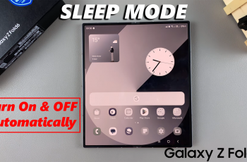 How To Turn Sleep Mode ON/OFF Automatically On Samsung Galaxy Z Fold 6