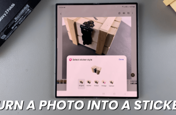 How To Turn Photo Into Sticker On Samsung Galaxy Z Fold 6