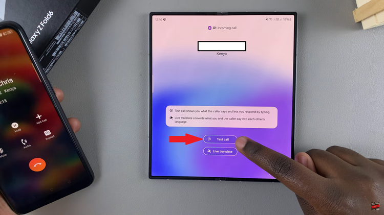 How To Use Text Call On Samsung Galaxy Z Fold 6