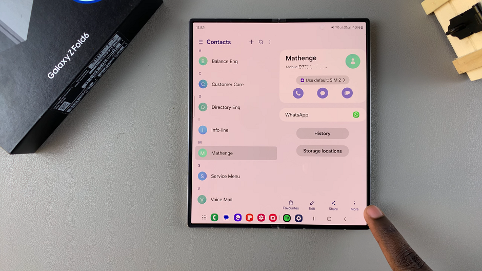 How To Block Phone Number / Contact On Galaxy Z Fold 6